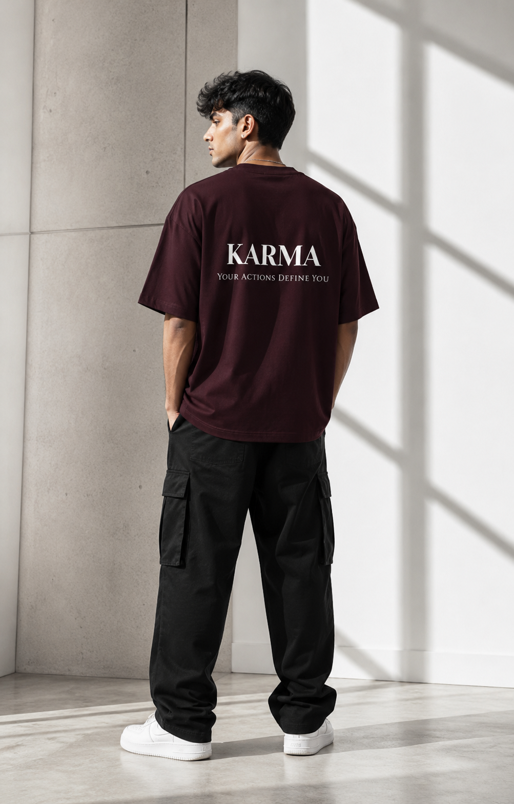Karma Oversized Tee | Unisex Oversized Classic T-Shirt