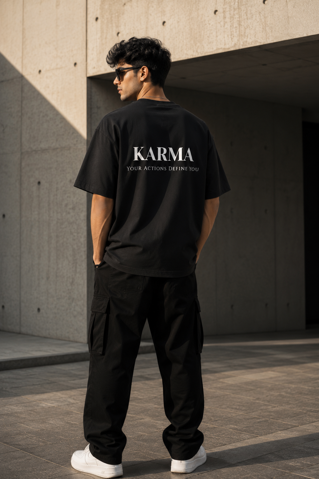 Karma Oversized Tee | Unisex Oversized Classic T-Shirt
